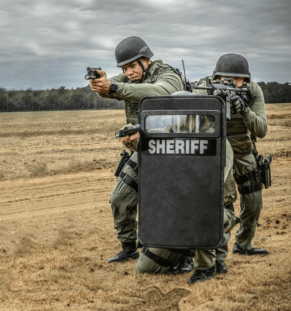 Tactical with shield photo.