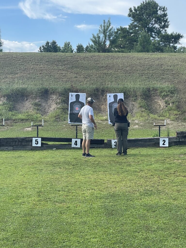 Photo of day range training.