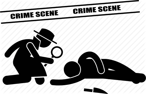 Crime investigation icon