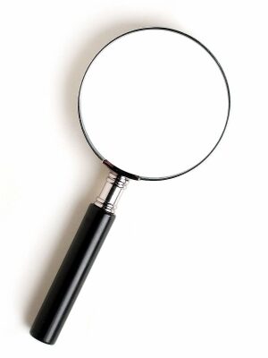 Magnifying glass image.
